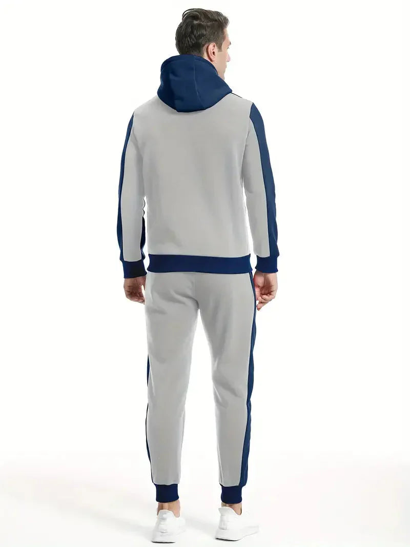 Men's Two-Piece Tracksuit Breathable Performance Sports Jogger Set