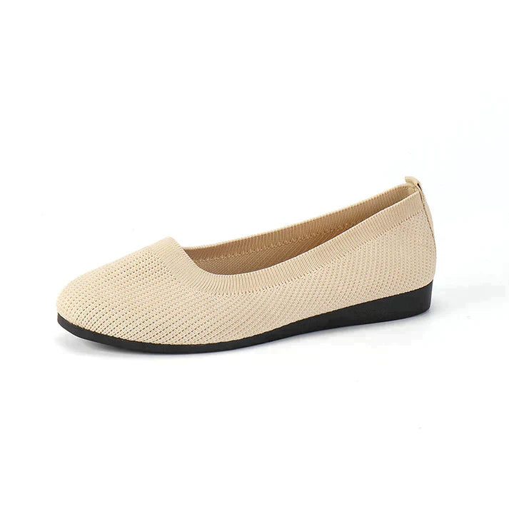 Elira | Women's Knit Slip-On Classic Ballet Flats