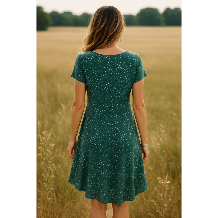 Dahlia | Women's Polka Dot Boho Style Summer Dress