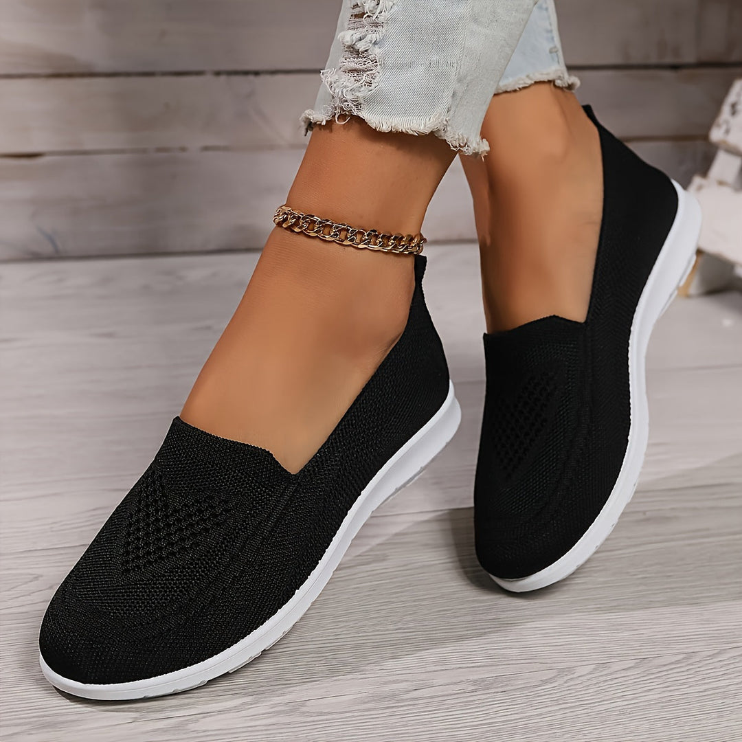 Avery | Women's Breathable Knit Slip On Sneakers