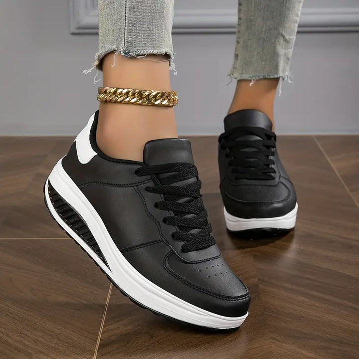 Virelle | Women's Lace-Up Platform Sole Sneakers