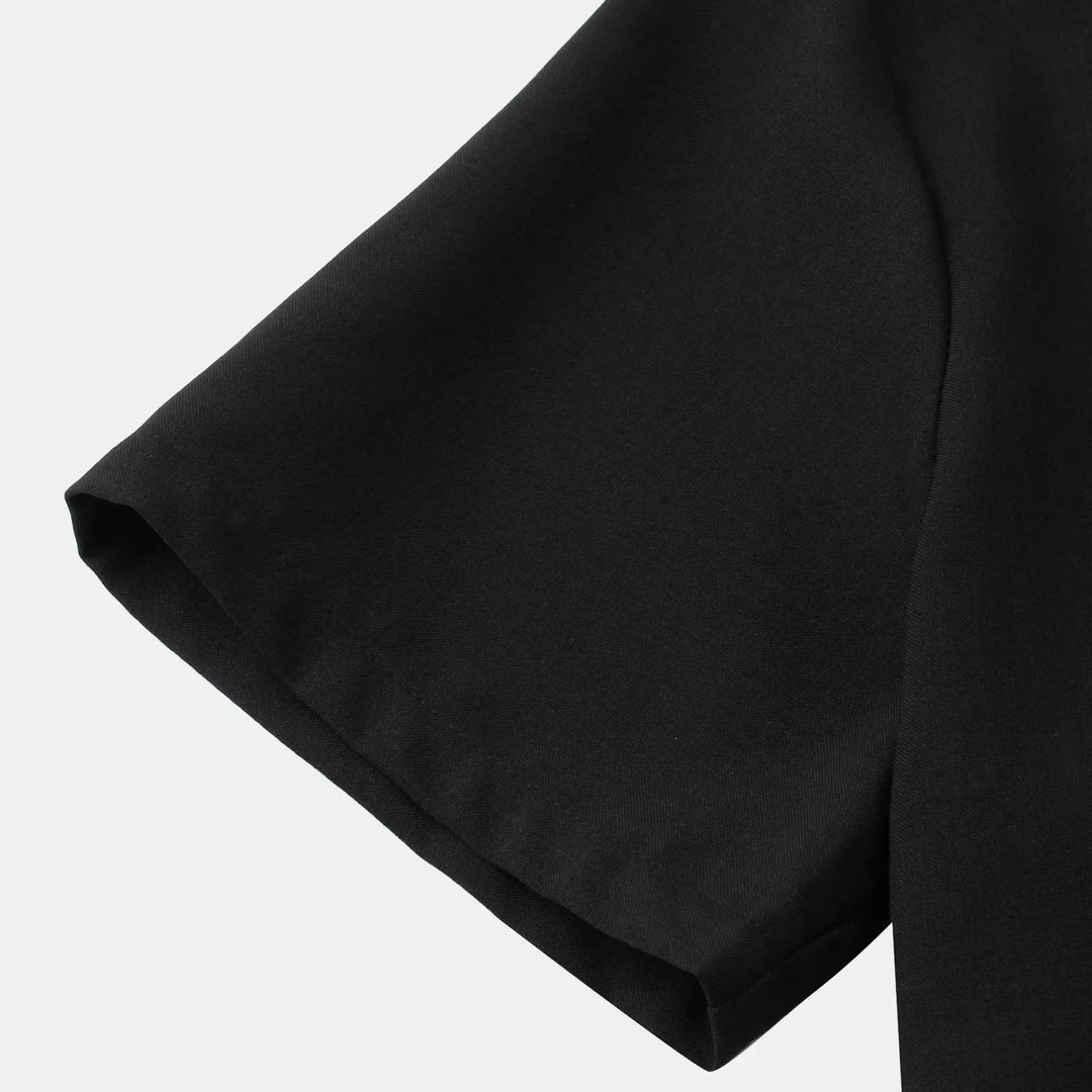 Rowan | Men's Stand Collar Button Front Casual Shirt