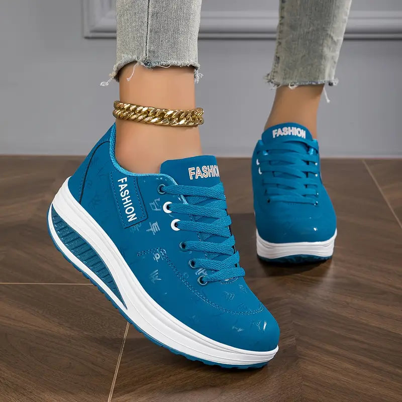 Virelle | Women's Lace-Up Platform Sole Sneakers