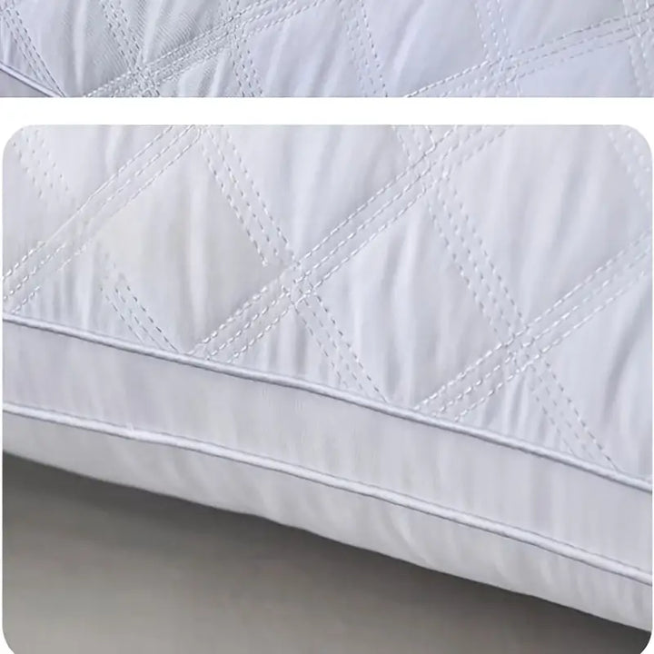 Bed Pillows Set of 2 Hypoallergenic – 3D Fill, Cervical Support & Breathable Cover for Comfortable Sleep