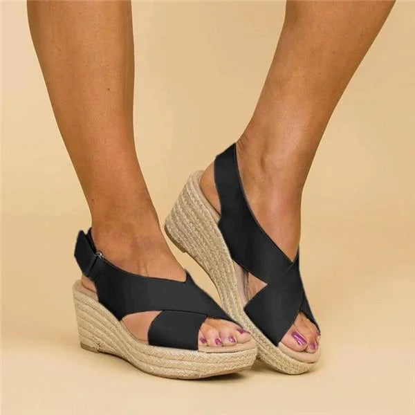 Bella | Women's Wedge Espadrille Summer Sandals