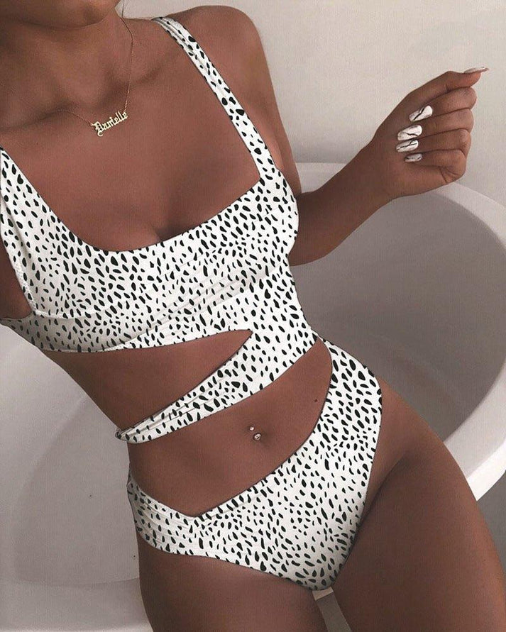 Zaria | Women's Cutout Wrap One Piece Swimsuit