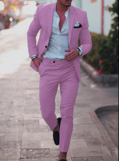 Leon | Men's Slim Fit Tailored Two Piece Suit