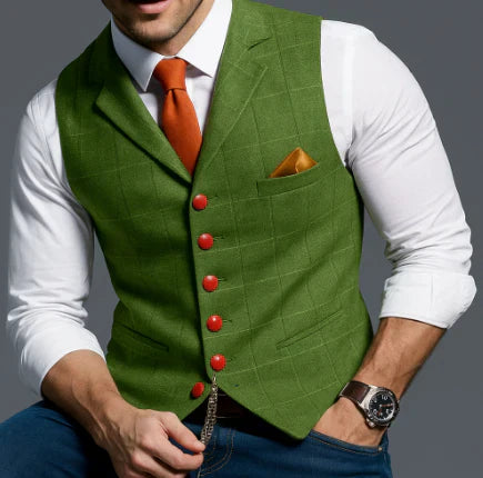 Darian | Men's Tailored Lapel Collar Waistcoat Vest