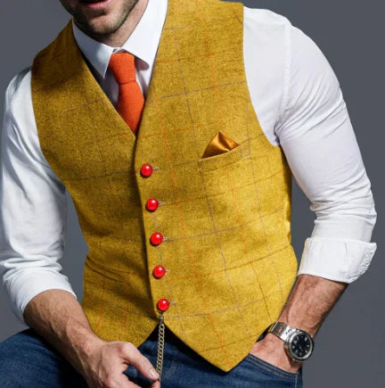 Darian | Men's Tailored Lapel Collar Waistcoat Vest