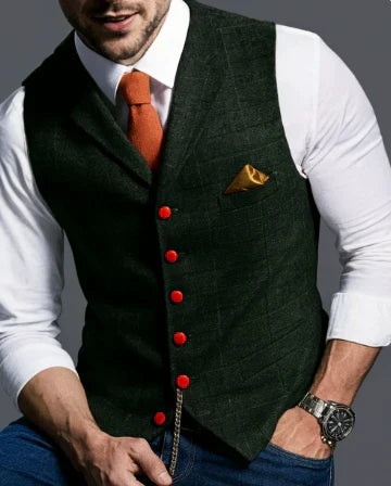 Darian | Men's Tailored Lapel Collar Waistcoat Vest