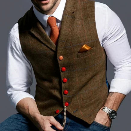Darian | Men's Tailored Lapel Collar Waistcoat Vest