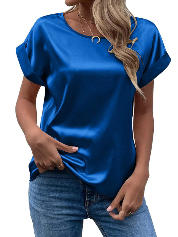 Elara | Women's Casual Round Neck Relaxed Summer Top