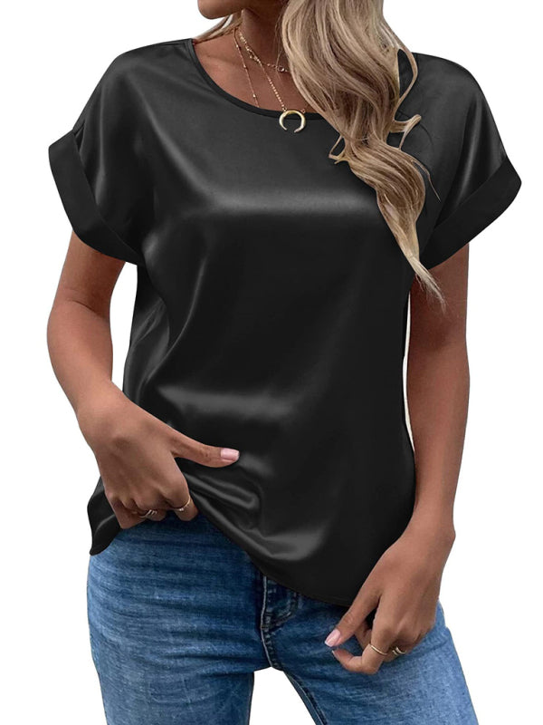 Elara | Women's Casual Round Neck Relaxed Summer Top