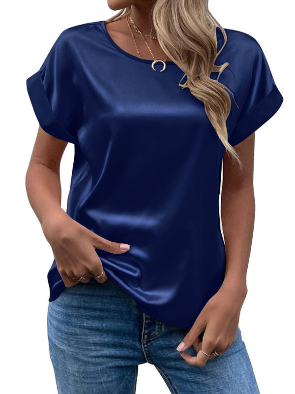 Elara | Women's Casual Round Neck Relaxed Summer Top