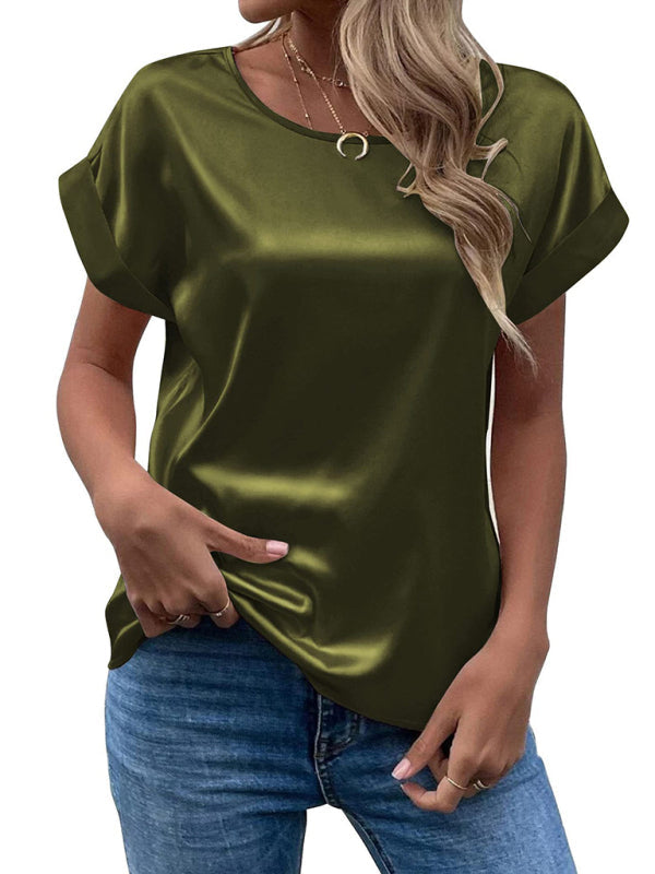 Elara | Women's Casual Round Neck Relaxed Summer Top