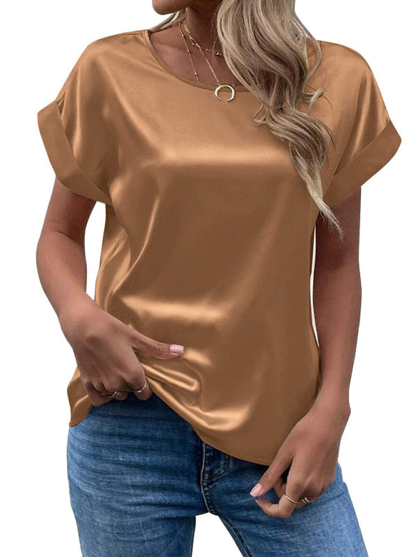 Elara | Women's Casual Round Neck Relaxed Summer Top