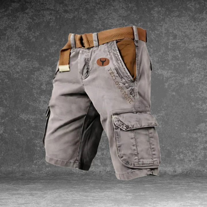 Axel | Men's Multi Pocket Rugged Cargo Shorts