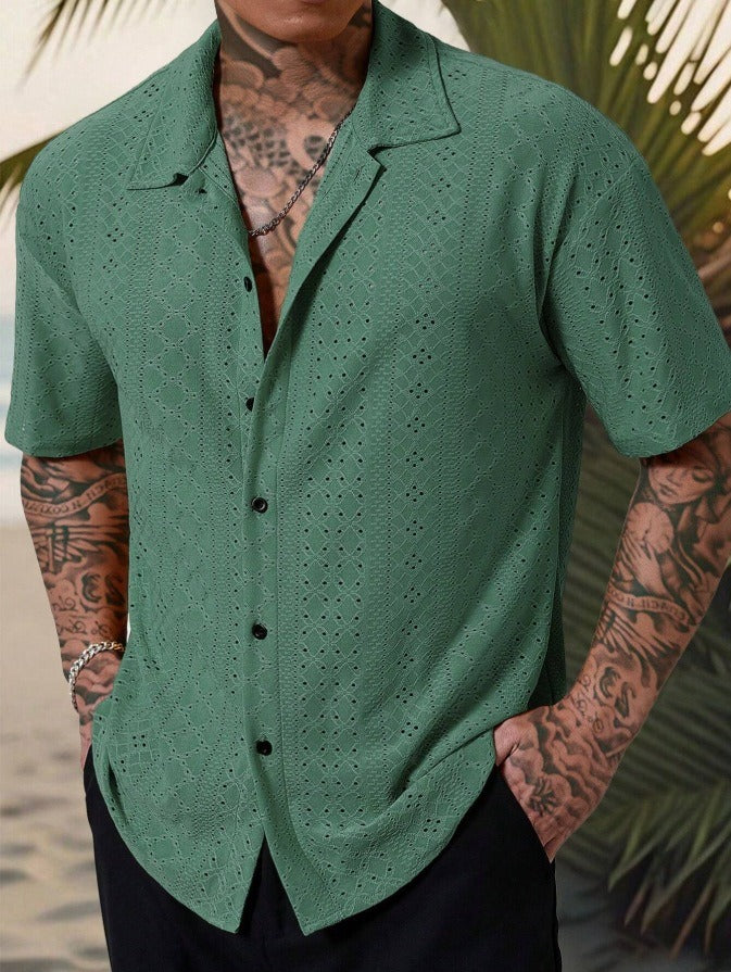 Mason | Men's Breathable Knit Short Sleeve Shirt