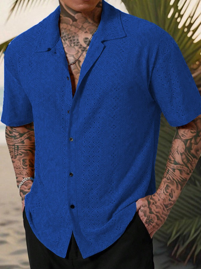 Mason | Men's Breathable Knit Short Sleeve Shirt