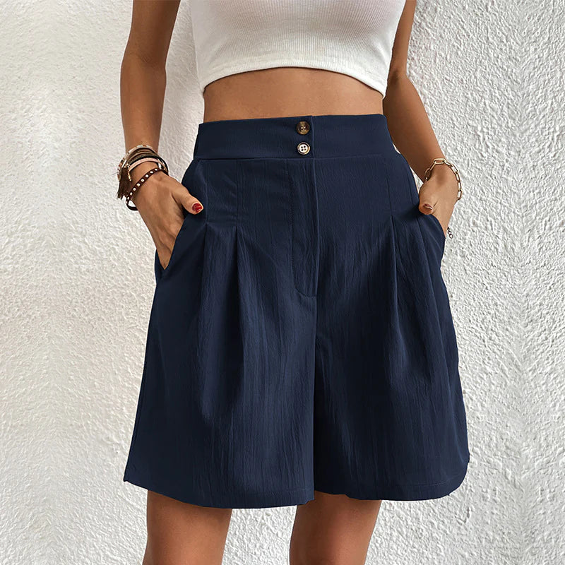 Vera | Women's High Rise Tailored Bermuda Shorts