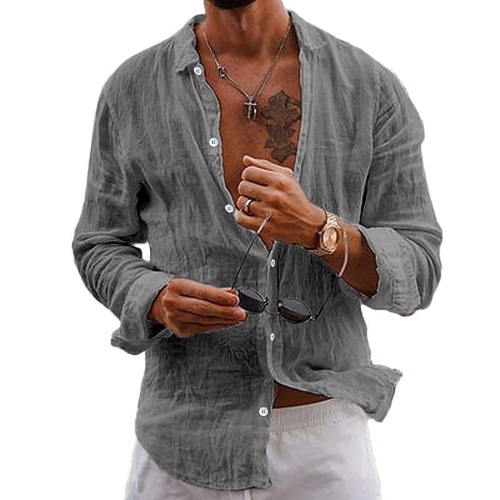 Rafael | Men's Linen Button Up Summer Shirt