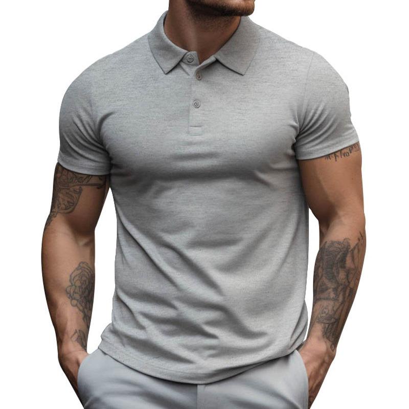 Lucas | Men's Slim Fit Short Sleeve Polo Top
