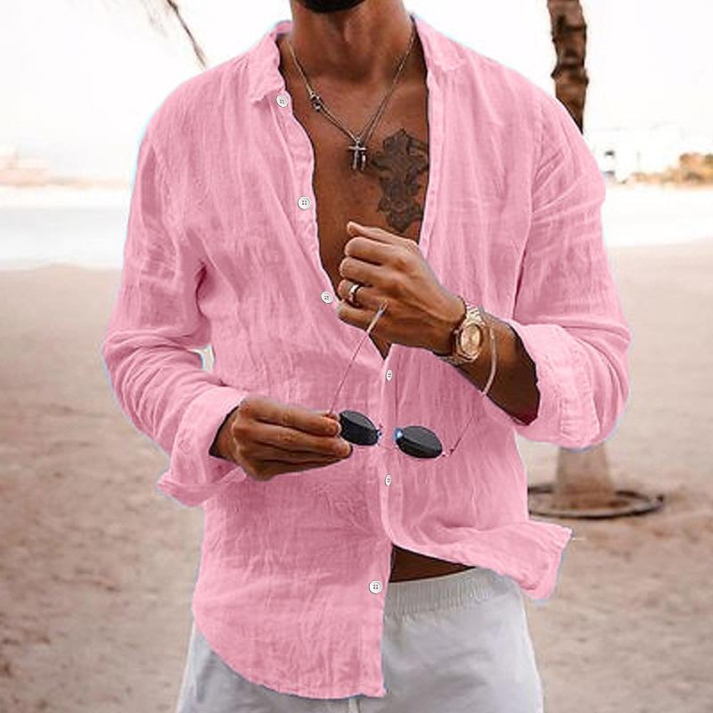 Rafael | Men's Linen Button Up Summer Shirt