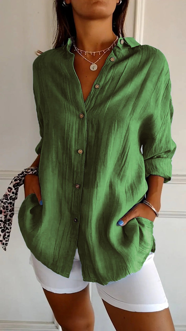 Elira | Women's Button-Up Collared Summer Shirt