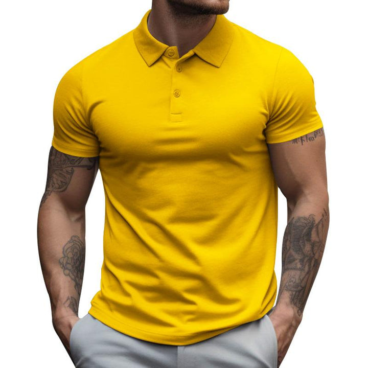 Lucas | Men's Slim Fit Short Sleeve Polo Top