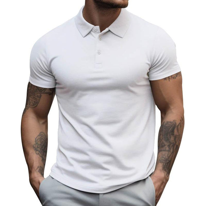 Lucas | Men's Slim Fit Short Sleeve Polo Top