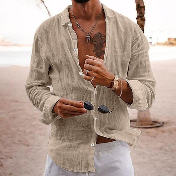 Rafael | Men's Linen Button Up Summer Shirt