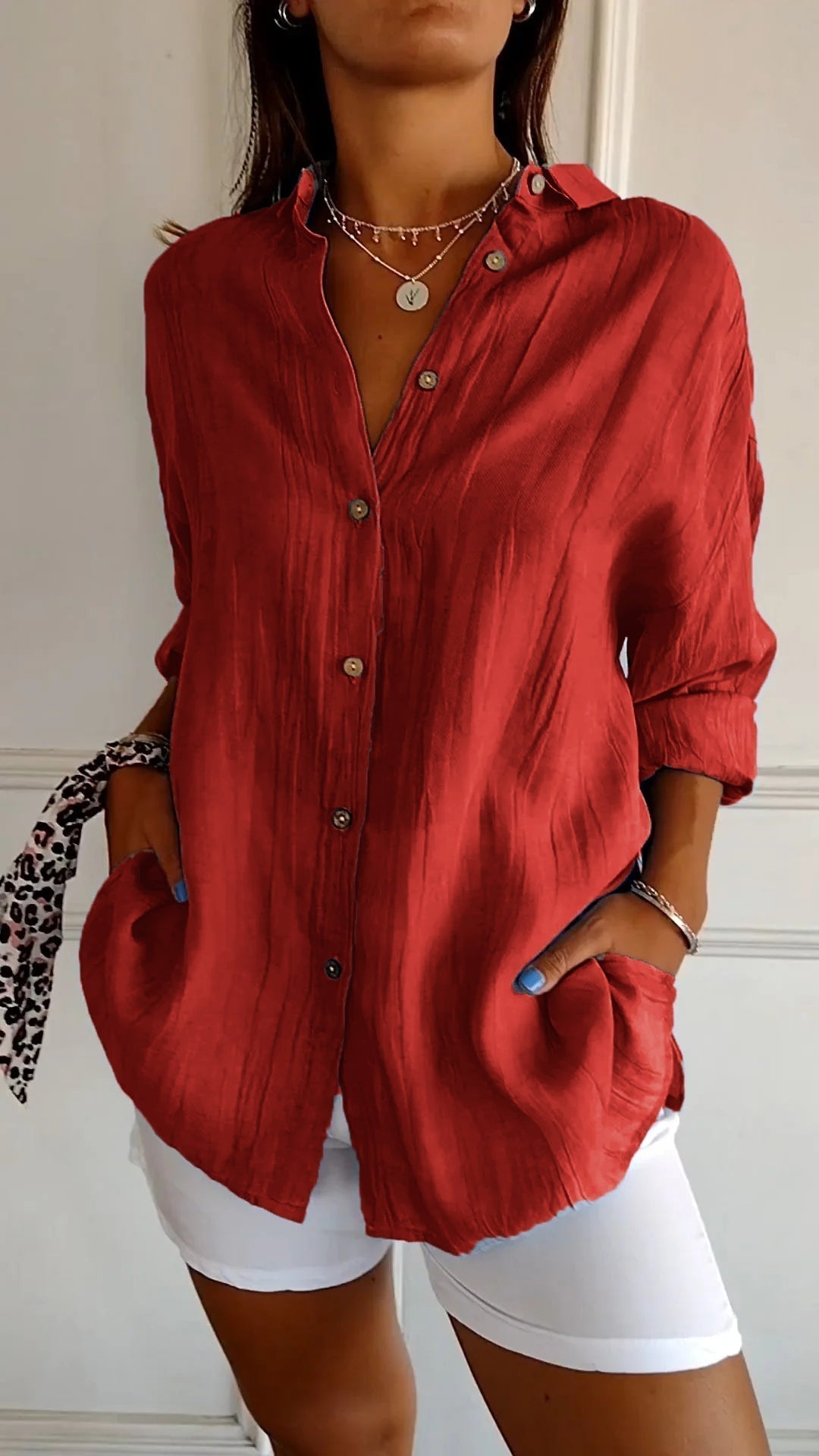 Harper | Women's Long Sleeve Button Up Shirt