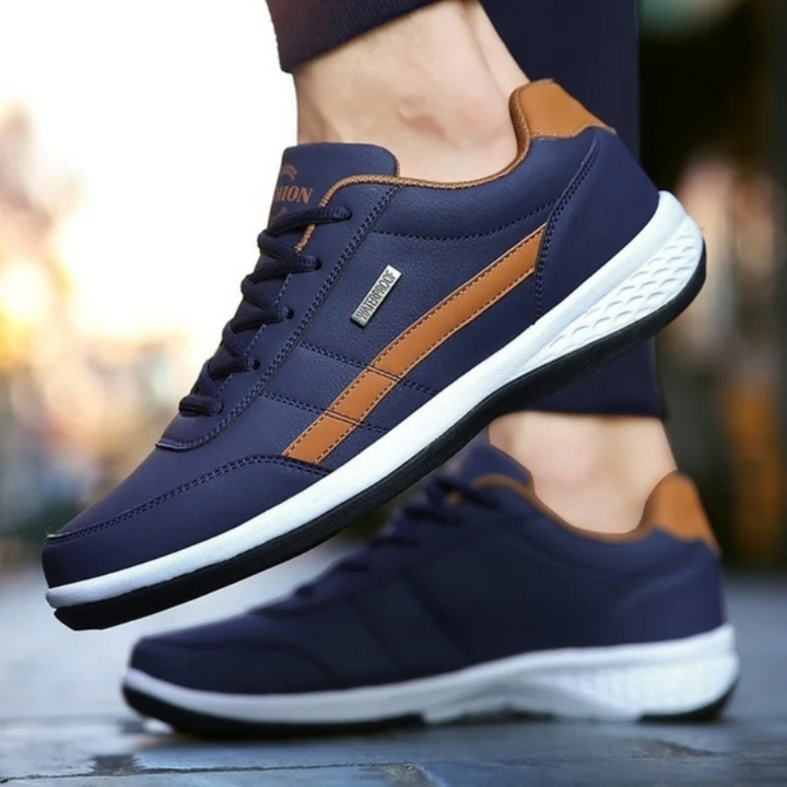 Zayden | Men's Water-Repellent Lace-Up Low-Top Trainers