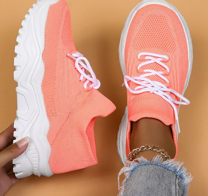 Virelle | Women's Lace-Up Chunky Sole Sneakers