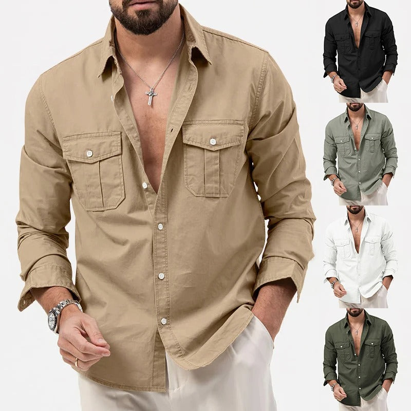 Darian | Men's Tactical Double Pocket Utility Shirt