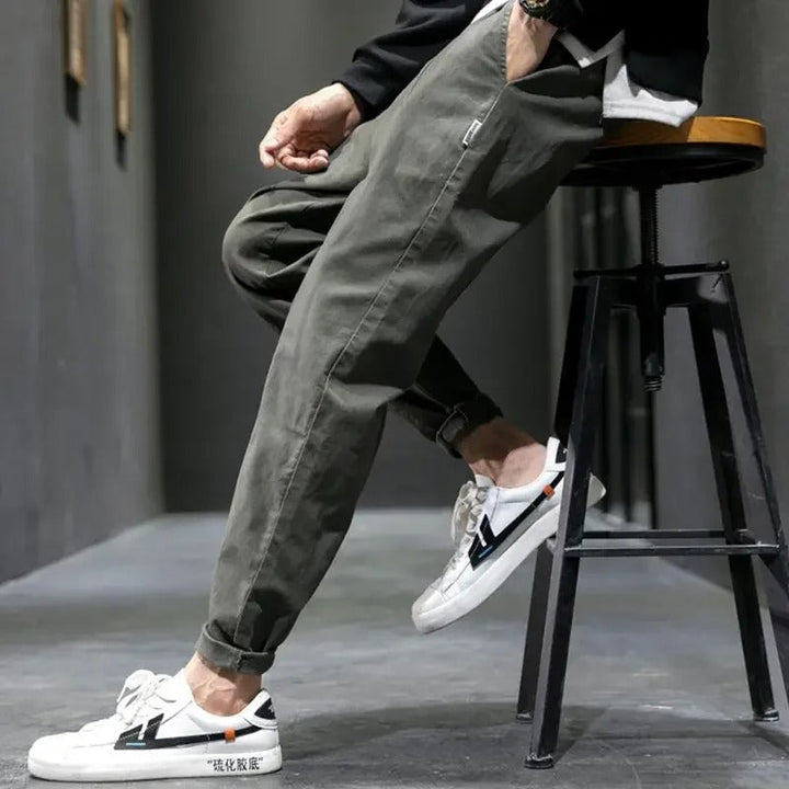 Elian | Men's Tapered Fit Drawstring Casual Trousers