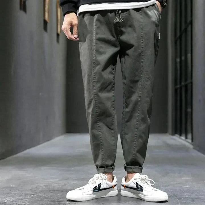 Elian | Men's Tapered Fit Drawstring Casual Trousers
