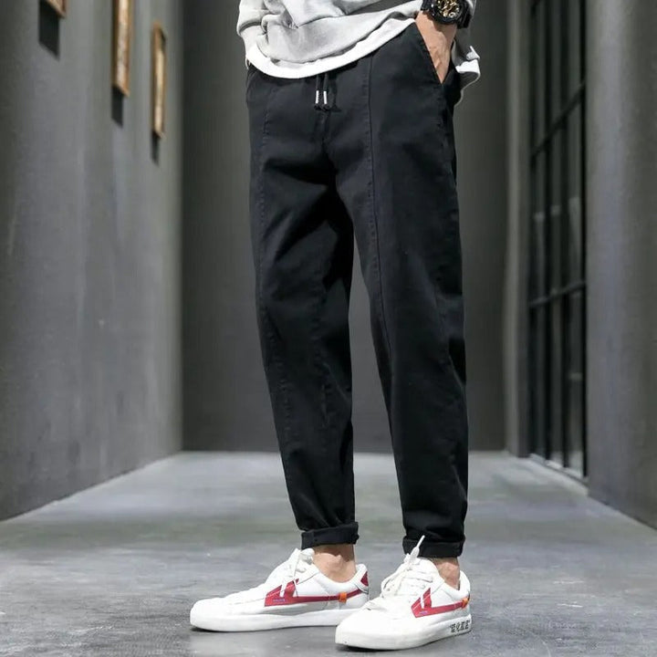 Elian | Men's Tapered Fit Drawstring Casual Trousers