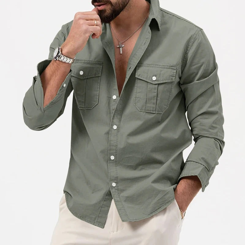 Darian | Men's Tactical Double Pocket Utility Shirt