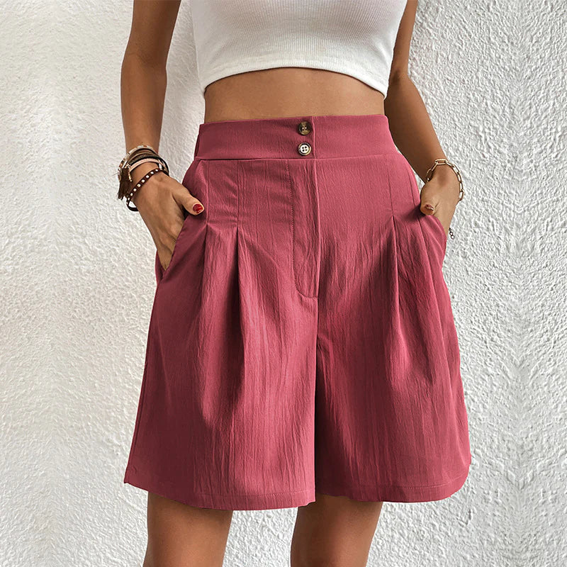 Vera | Women's High Rise Tailored Bermuda Shorts