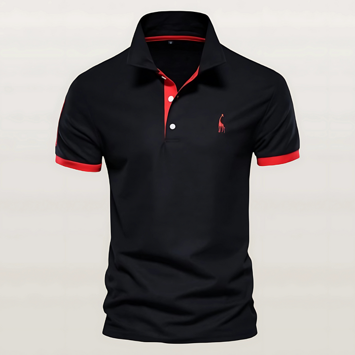Adrian | Men's Slim Fit Polo With Contrast Trim