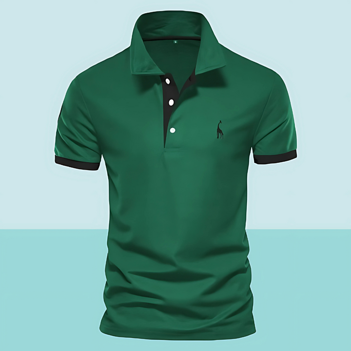 Adrian | Men's Slim Fit Polo With Contrast Trim