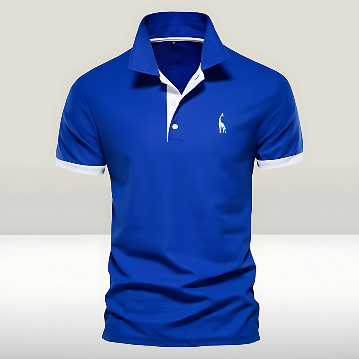 Adrian | Men's Slim Fit Polo With Contrast Trim