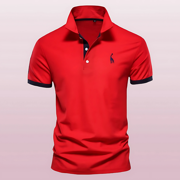 Adrian | Men's Slim Fit Polo With Contrast Trim