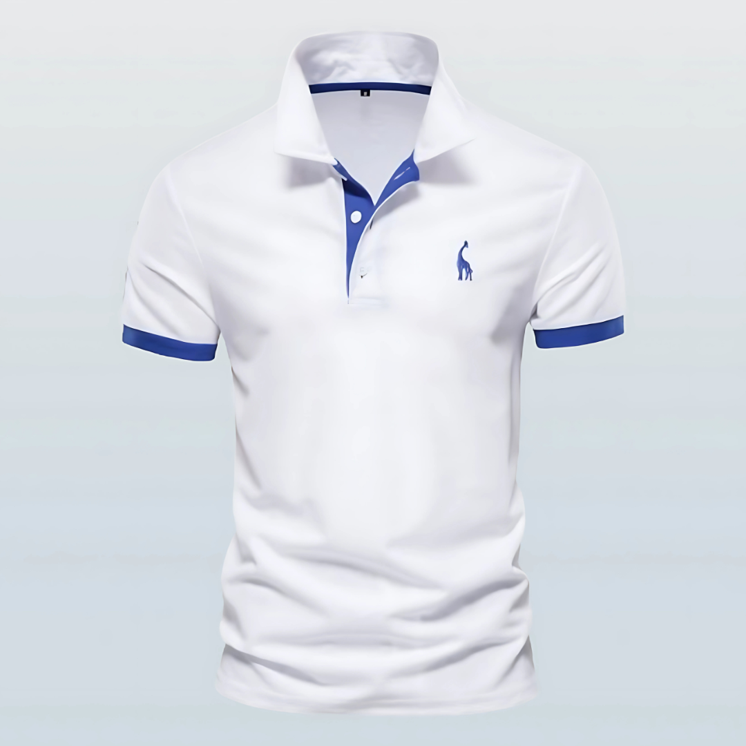 Adrian | Men's Slim Fit Polo With Contrast Trim