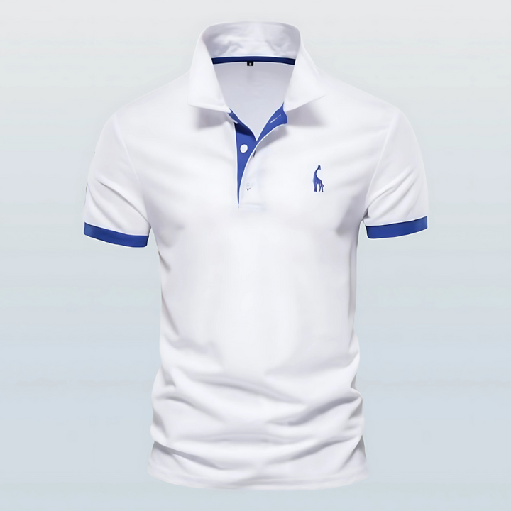 Adrian | Men's Slim Fit Polo With Contrast Trim