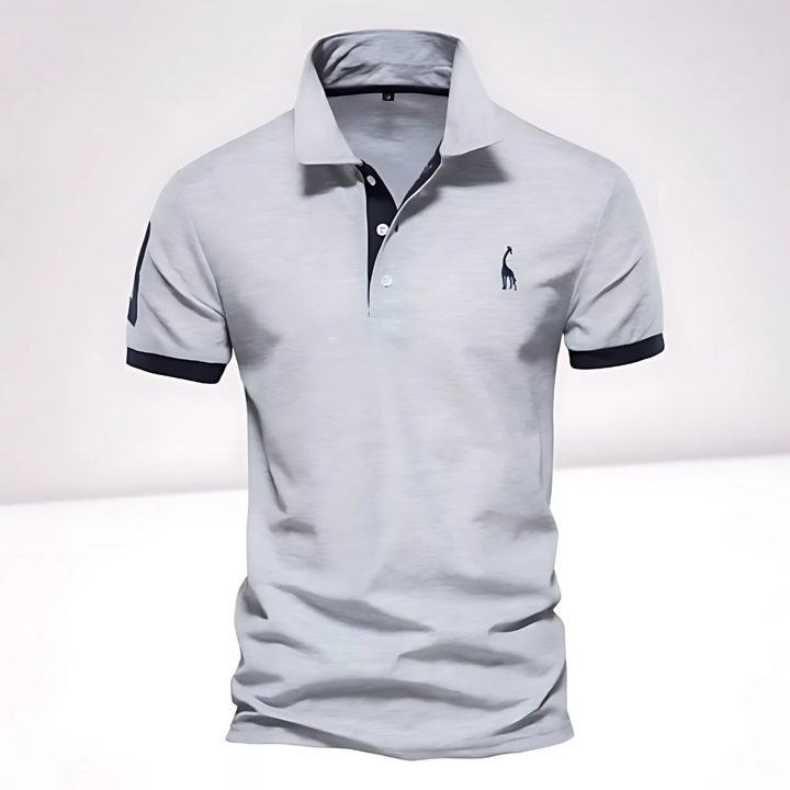 Adrian | Men's Slim Fit Polo With Contrast Trim