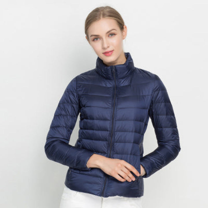 Elara | Women's Quilted Zip Front Puffer Jacket