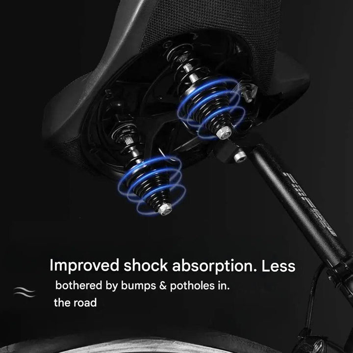 Ergonomic Bike Saddle Wide Comfortable Shock-Absorbing Seat