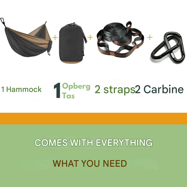 Camping Hammock XXL Lightweight Parachute Fabric Compact Outdoor